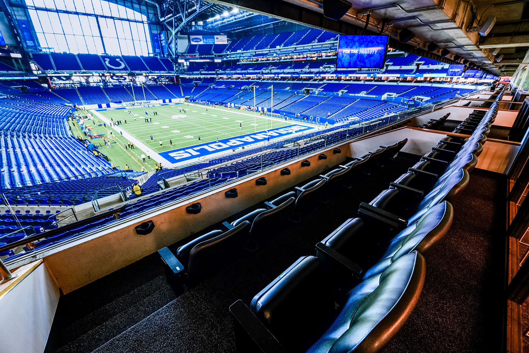 Lower Level Suite Seating.