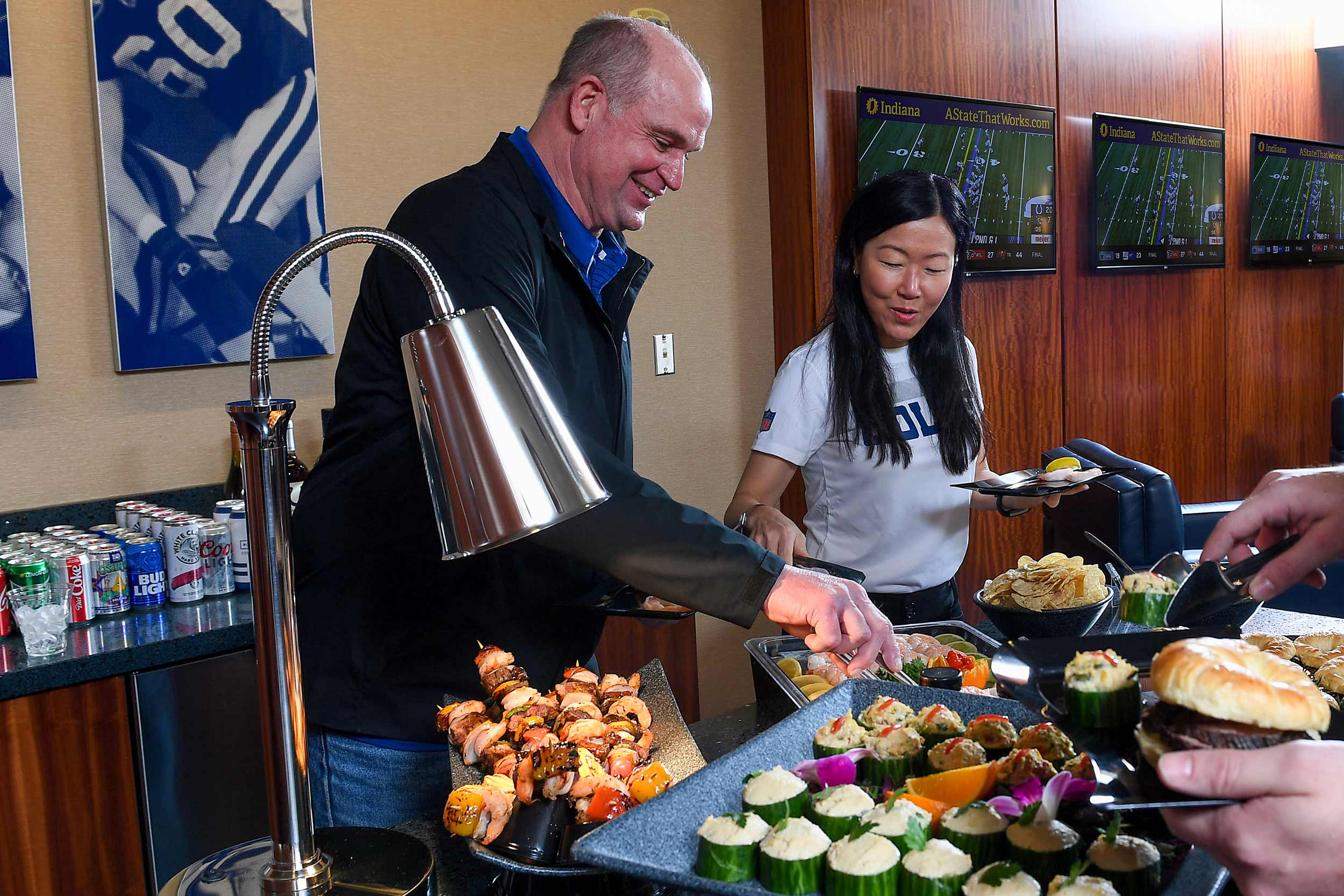Enjoy premium catering from the privacy of your suite